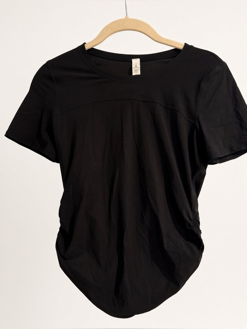 Lululemon Black Ruched Short Sleeve | Wrap Back | 4